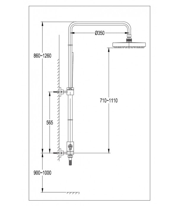 Wasser Shower Column ESS - C330